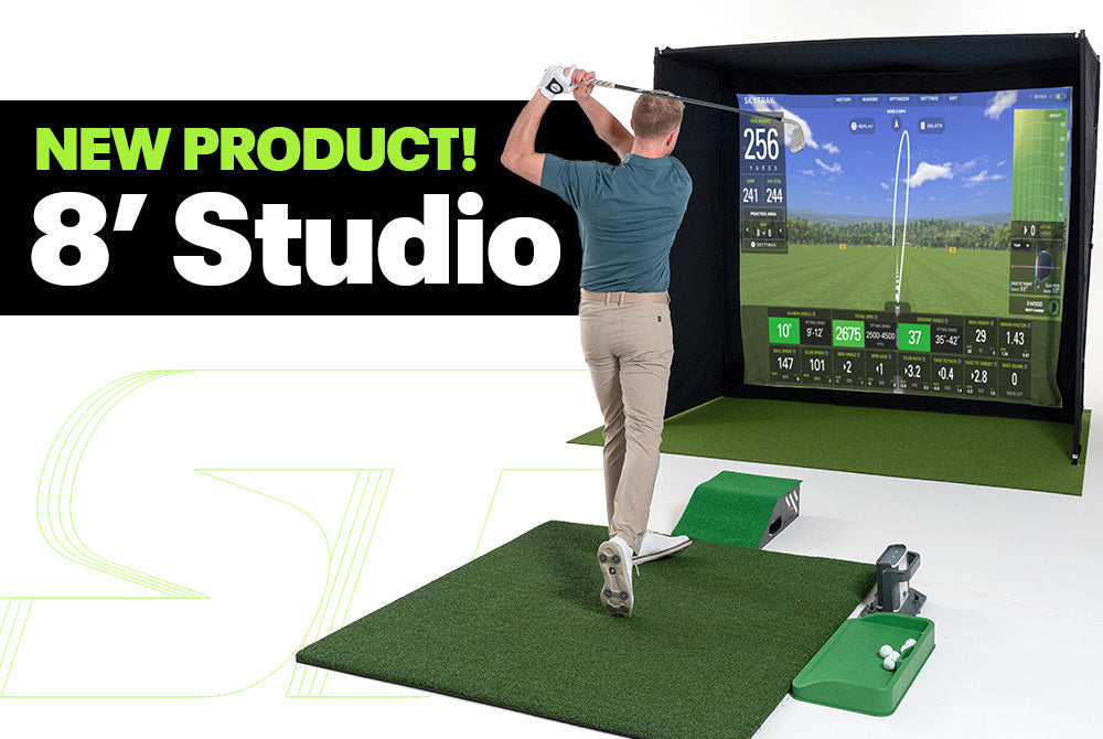 New Product 8' Studio indoor golf simulator