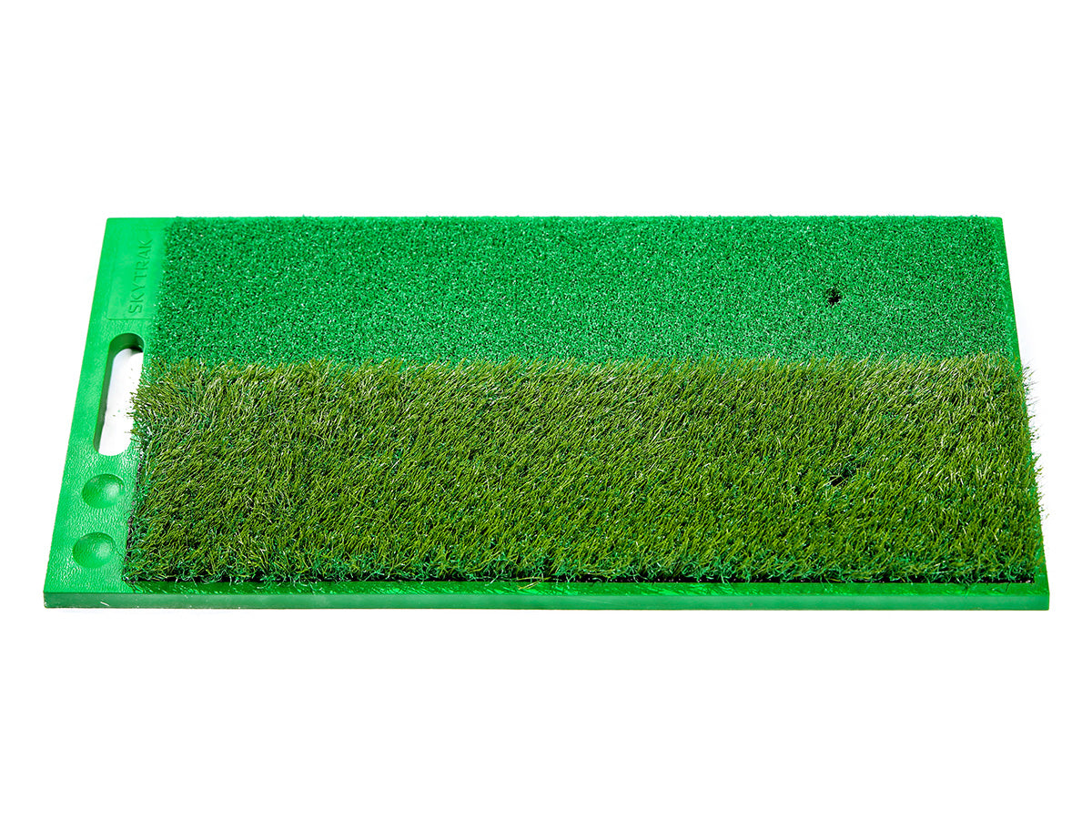 Rough and fairway dual golf mat