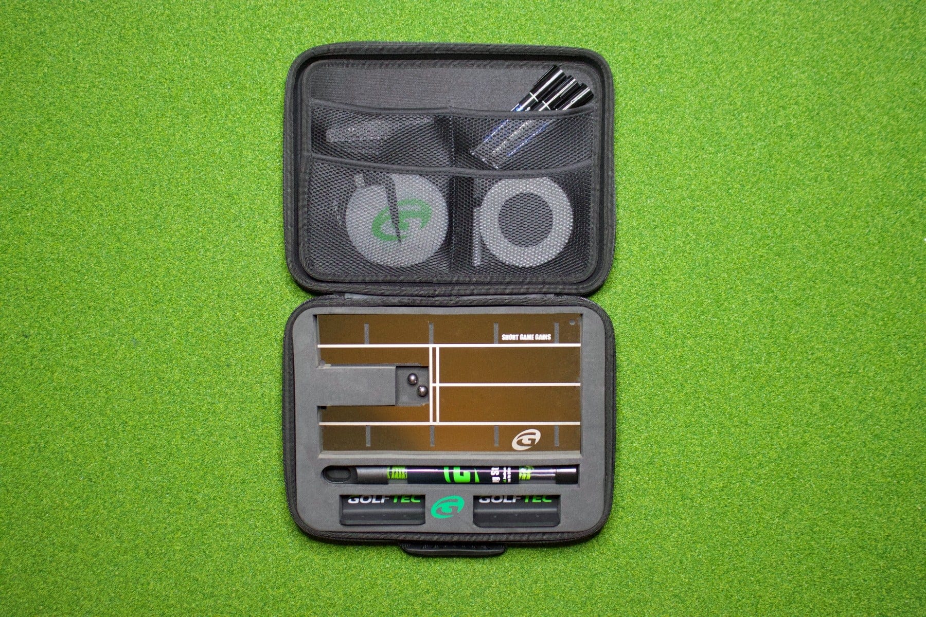 GOLFTEC Short Game Kit storage and organizer for training aids compact design for easy access