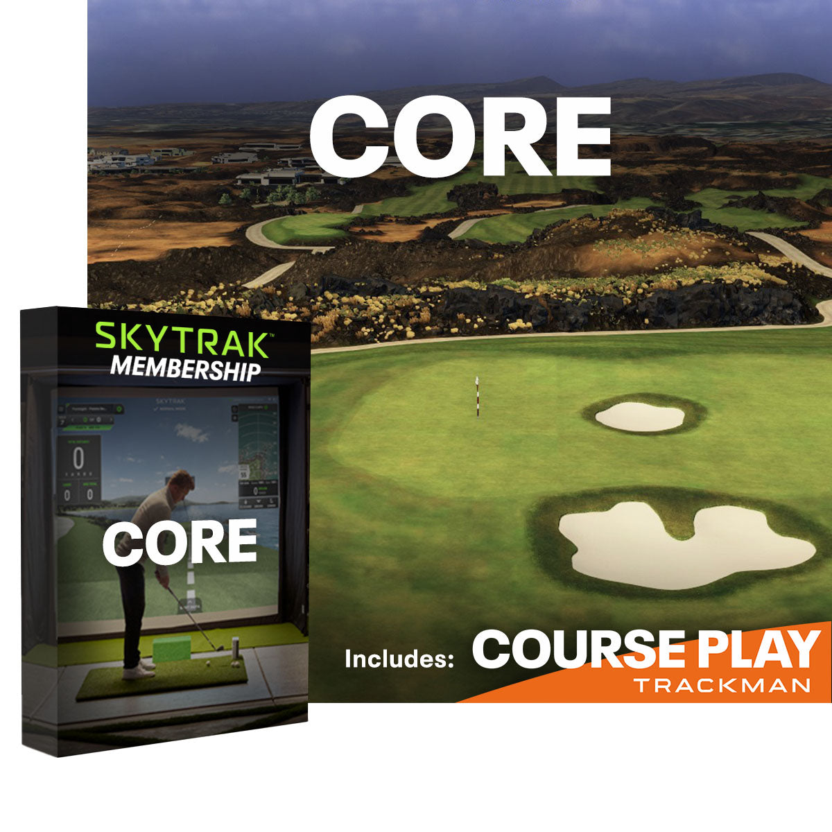 SKYTRAK Membership Core includes Trackman Course Play