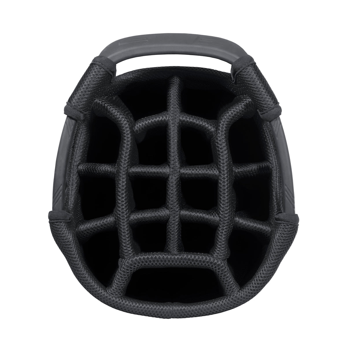 Bag Boy Chiller Hybrid Stand Bag, black charcoal, top view