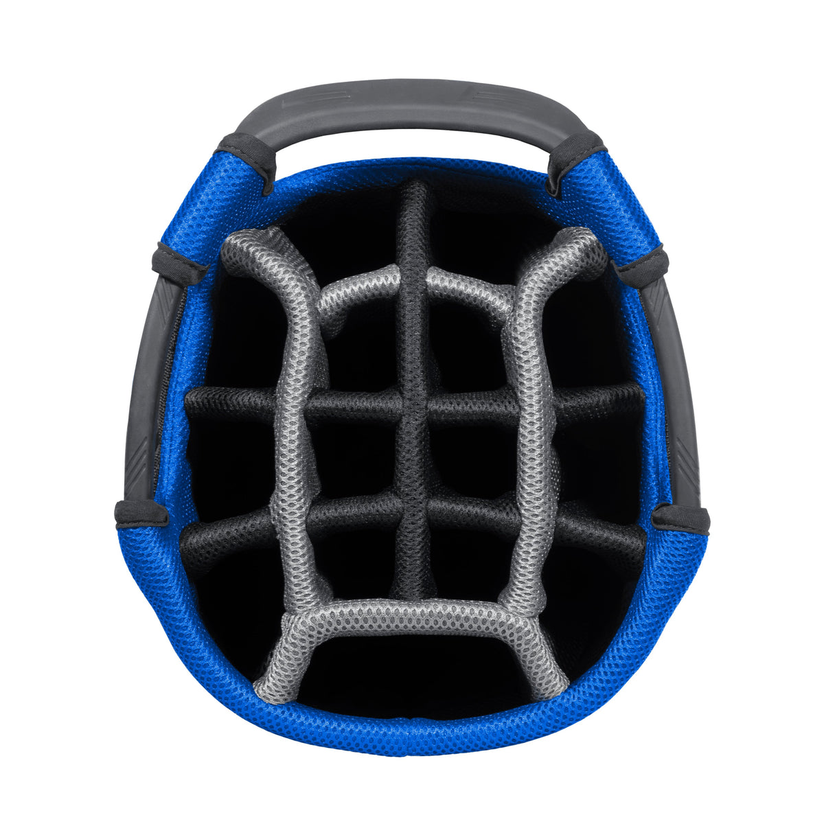 Bag Boy Chiller Hybrid Stand Bag, black royal charcoal, top view